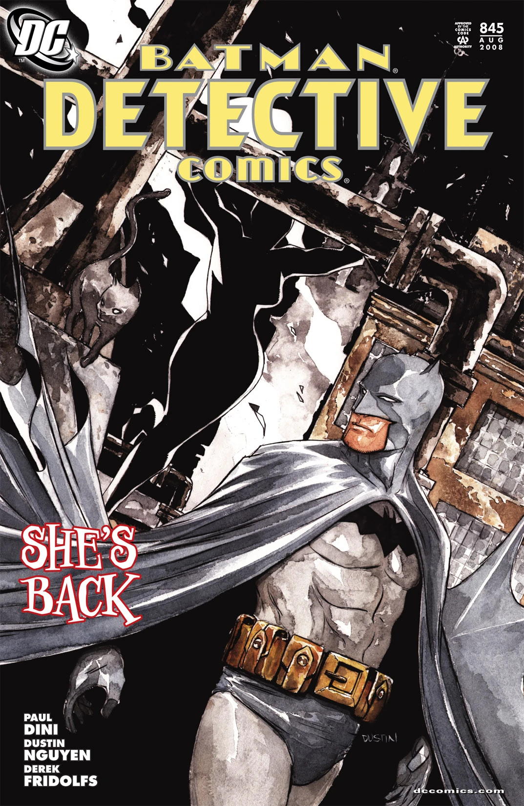 Detective Comics #845 (DC, 2008 — Cover A) cover